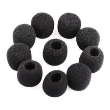 10PCS Microphone Windscreen Sponge Cover Headset Mic Foam Cover Protective Cap f