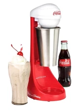 Coca-Cola Limited Edition 2-Speed Electric Milkshake Maker Works Nostalgia