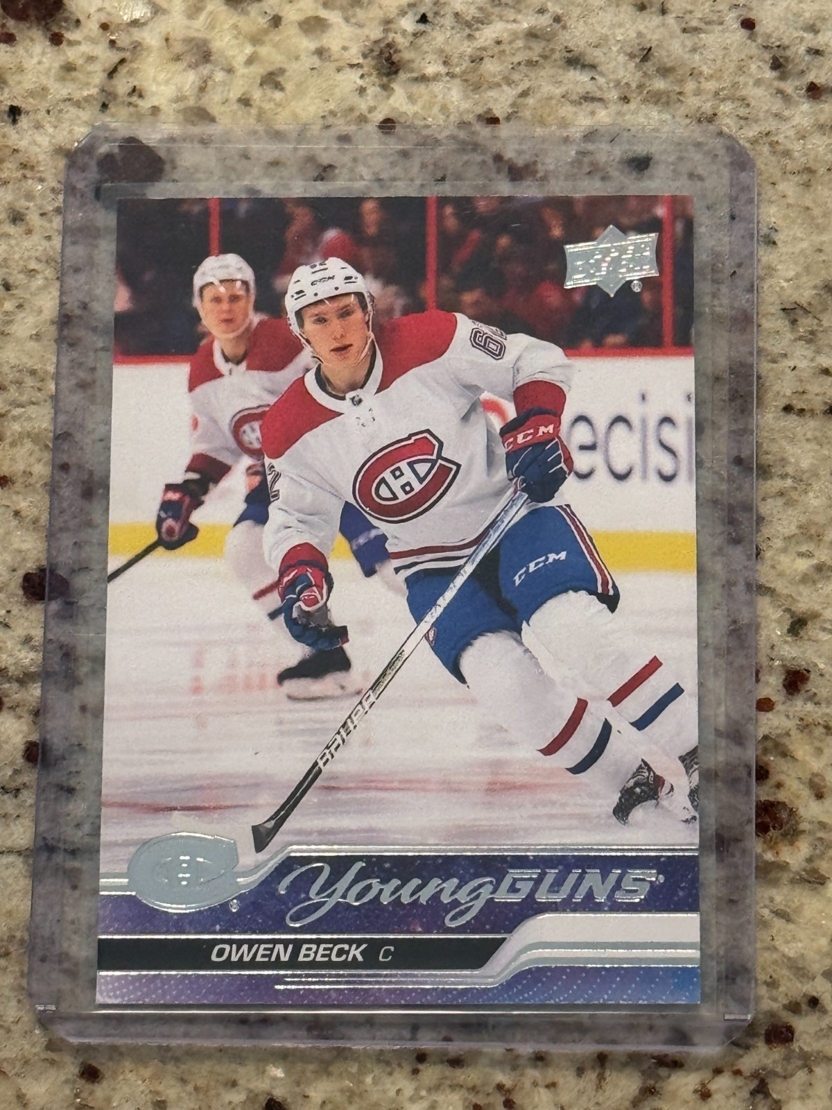 2023-24 Upper Deck Series 1 - Young Guns Owen Beck #214 (RC)