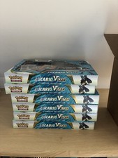 Pokemon Lucario VSTAR Premium Collection Box Case of 6, New Sealed, TCG