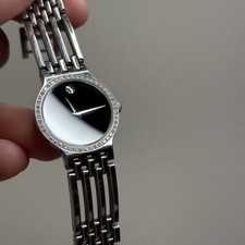 MOVADO ESPERANZA LADIES 52 DIAMOND SILVER TONE WATCH SRP 2695