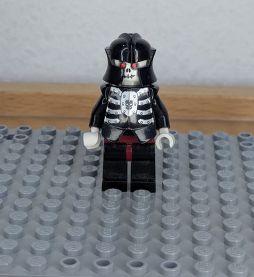 LEGO - Fantasy Era - Skeleton Warrior 4, White, Black Breastplate and Helmet