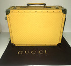 BNWT Authentic Gucci Diamante Yellow Hard Case Rolling Carry-On Luggage — photo 3
