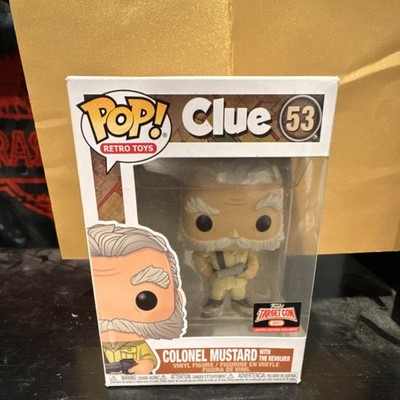 Funko Pop! Colonel Mustard TargetCon Exclusive Clue Retro Toys Vinyl Figure #53