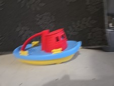 Green Toys: My First Tugboat - Red, Water Play, Bath Toys, Ages 6mo+