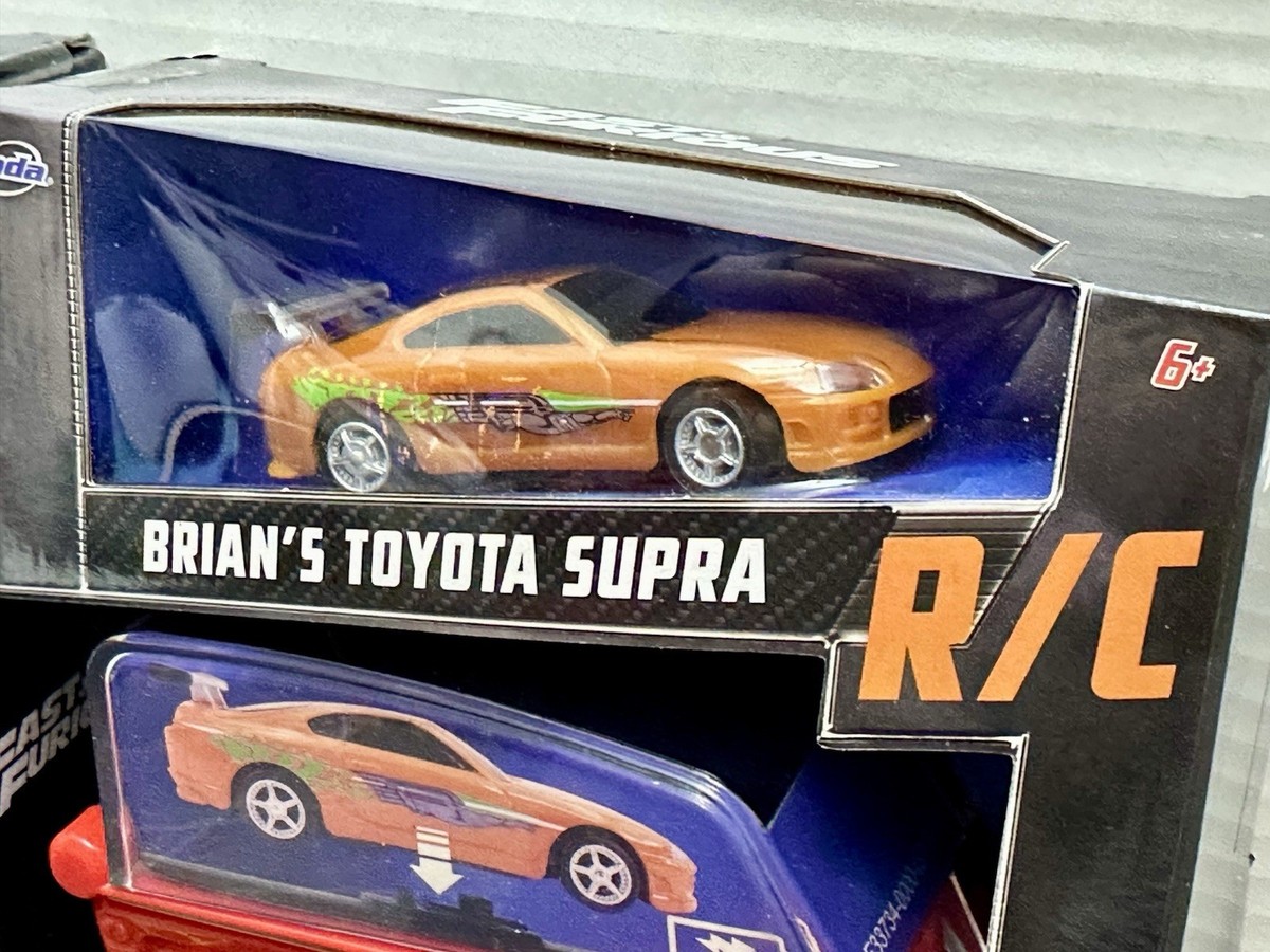 Jada Fast & Furious 1:55 RC Brian's Toyota Supra and Dom's Dodge