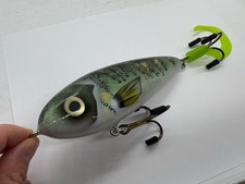 6” Harvey Custom Lures Glidebait Squirrelly White Crappie Crankbait Musky Lure