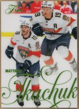Matthew Tkachuk 2025-26 Flair Forecheck Green Parallel #/349  