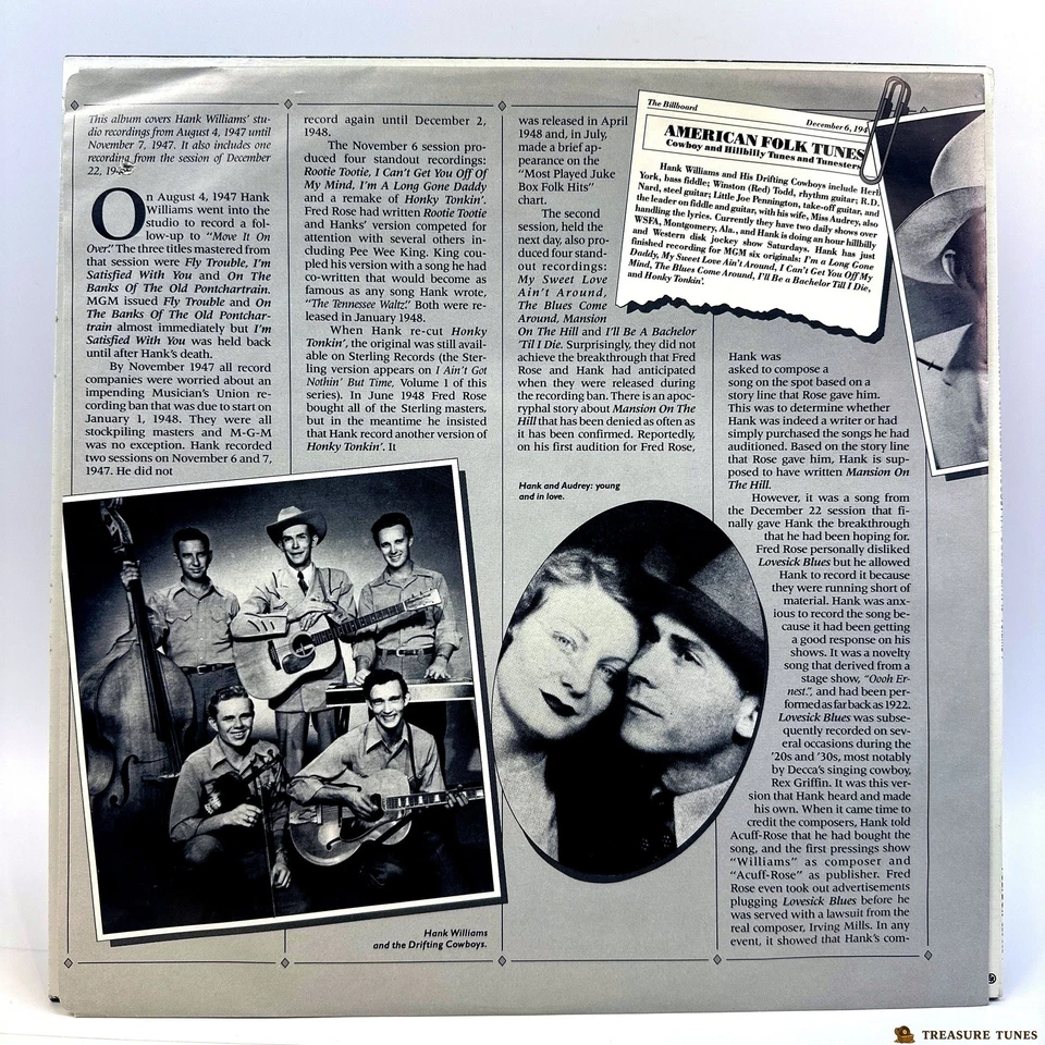 Hank Williams – Lovesick Blues : August 1947 - D... - Image 4 of 4