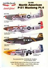 Lifelike Decals 1/72 NORTH AMERICAN P-51 MUSTANG Fighter Part 4