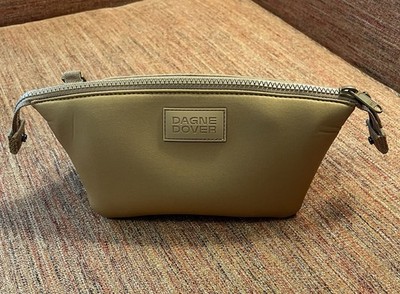 Dagne Dover Hunter Neoprene Small Toiletry Bag- Camel