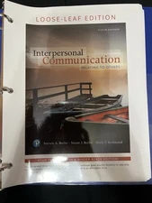 interpersonal communications relating to others steven a beebe ninth edition