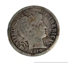 1910 Barber 10 Cents United States Coin Well Circulated One Dime