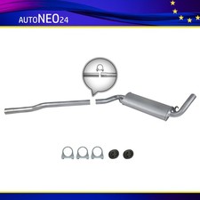 Mitteschalldämpfer Auspuff Audi 80 B3 90 Coupe 1.4, 1.6, 1.8, 2.0 +Anbaukit