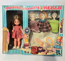Bambola vintage in box FIORELLA con guardaroba anni 70