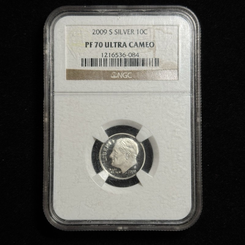 2009-S Silver Roosevelt Dime PF70 Ultra Cameo NGC 10C