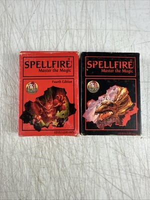 TSR Spellfire Master the Magic 4th Edition Starter Double Pack AD&D Pre-Owned