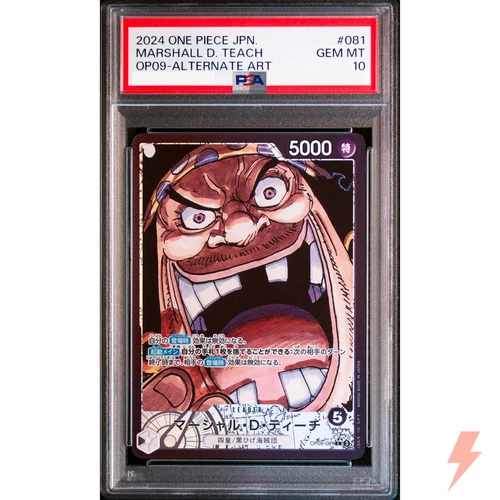 PSA 10 Marshall D. Teach (Alt Art) OP09-081 - ONE PIECE Japanese 2024