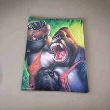 Ancien dépliant Mead Stretch The Limits No Rules 1992 Gorilla Football Portfolio