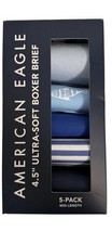 American Eagle 4.5 ULTRA SOFT Boxer Brief 5-Pack Men's Size LARGE NEW