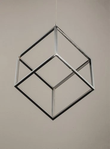 ET2 E30582 Black 4 Square 13"W Led Chandelier - Picture 7 of 12