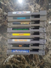 Nintendo NES 8 Game Lot Mario Track Meet Back To The Future Ghostbusters II +