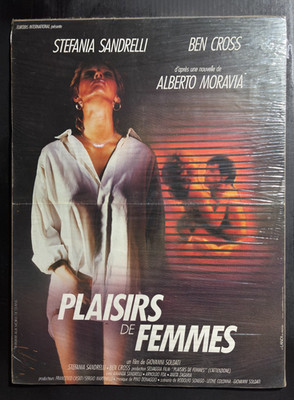 1985 PLAISIRS DE FEMMES 16x21'' French Movie Poster VG+ 4.5 Stefania Sandrelli