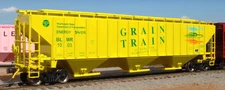 InterMountain HO 4750 Cu Ft Rib-Sided 3-Bay Covered Hopper GRAIN TRAIN 1003 (291