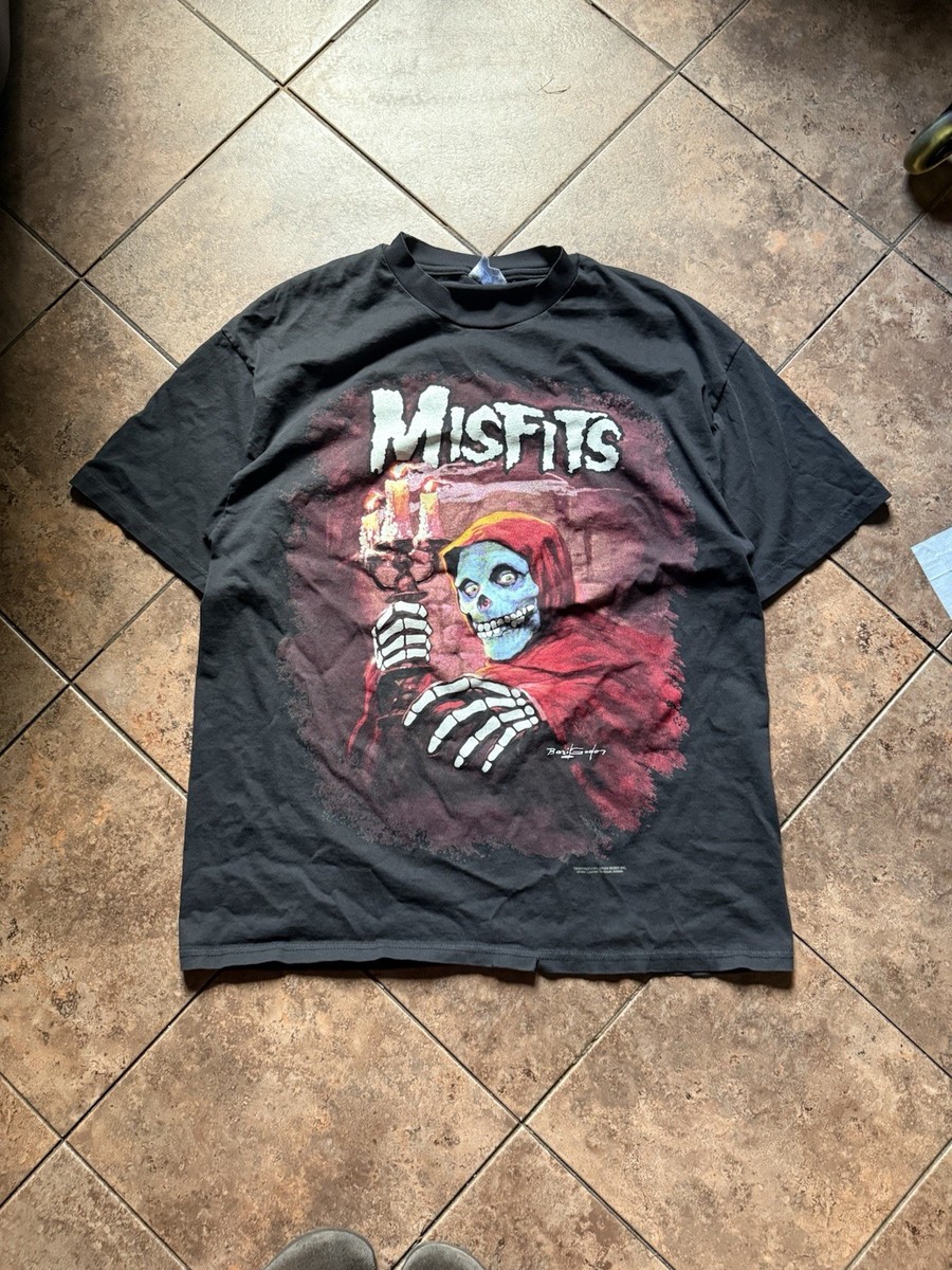 Misfits American Psycho Tour 1997 Tシャツ Vintage Misfits American Psycho 1997 Tour T Shirt WEARABLE DRYROT