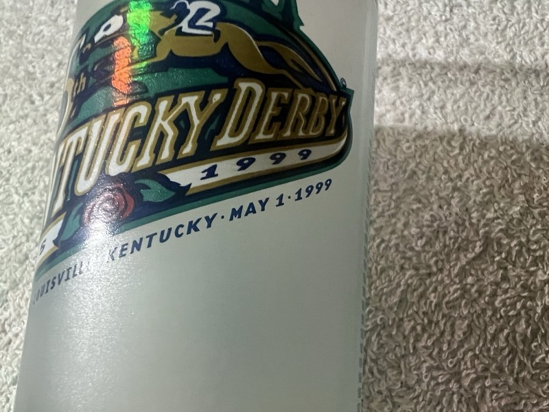 Kentucky Derby 125th 1999 Drinking Glass Churchill Downs