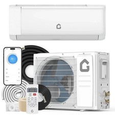 12000 Btu 22 Seer2 Mini Split Air Conditioner Heat Pump Inverter Wifi Ac 110v