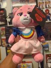 Netflix Care Bears x Stranger Things Cheer Bear as Eleven 9" Plush NWT NEW