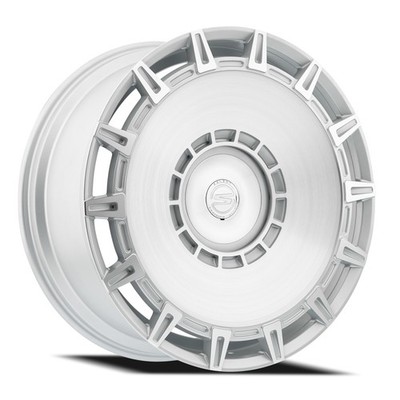 22'' Select Apollo Gloss Silver Brushed 22x9 Wheel 5x112 5x115 18mm Rim