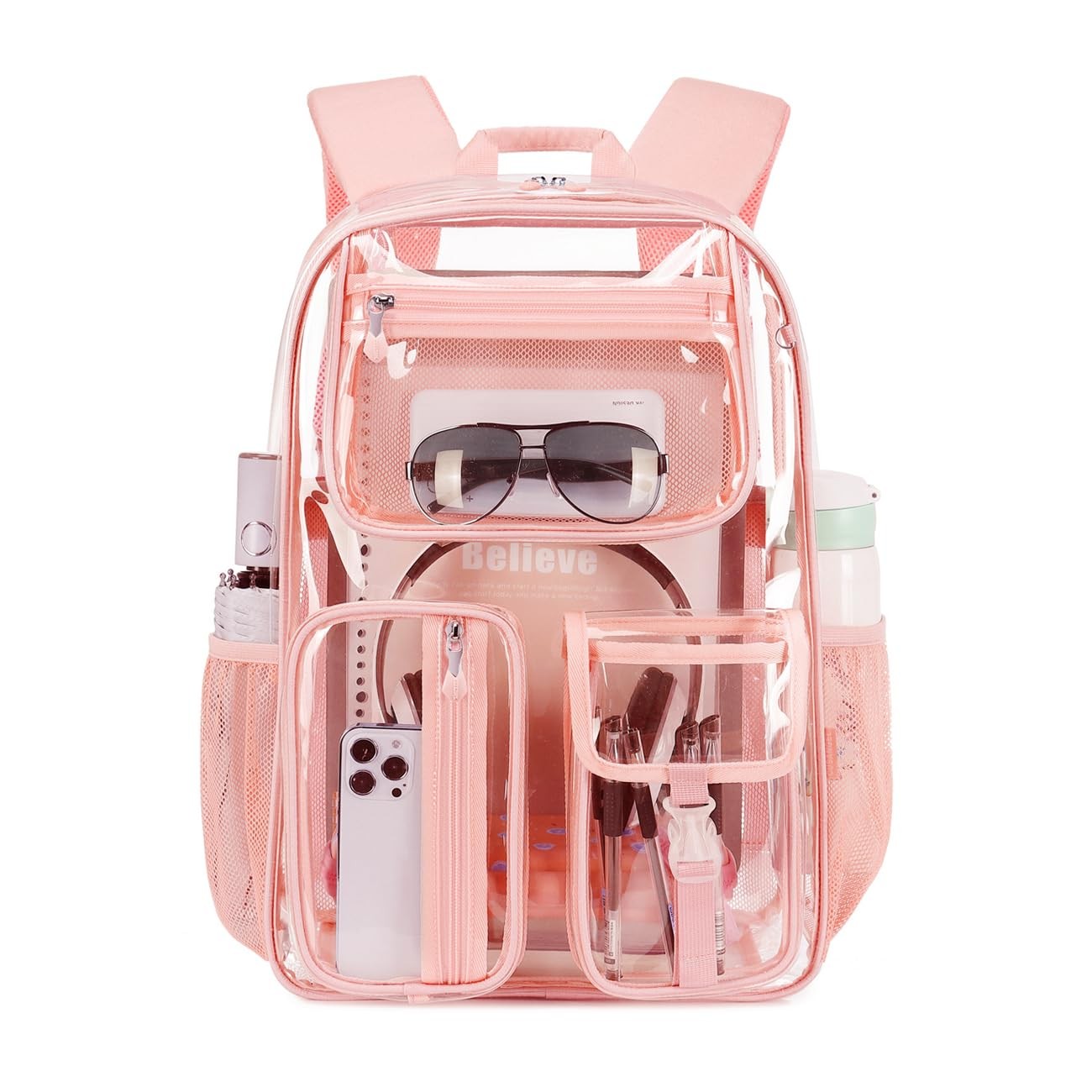 Sac à dos transparent en TPU premium finition haut de gamme 41 cm