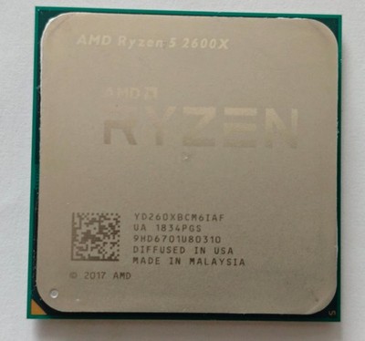 AMD Ryzen 2nd Gen 5 2600X - 3.6GHz GHz Six Core (YD260XBCM6IAF) Prozessor