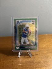 2024 Panini Donruss Optic - Rated Rookie Adonai Mitchell #203 Green Velocity