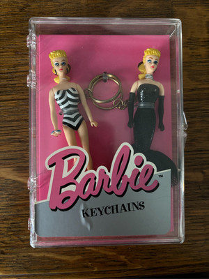 Vintage Barbie BASIC FUN Keychains - NEW and SEALED - #703-DB 1995
