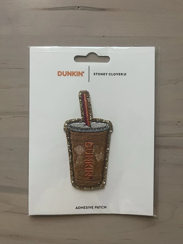 Stoney Clover Lane x Dunkin Donuts - Patch Set Of 4 - Iced Coffee Donuts - NEW - Image 4 of 4
