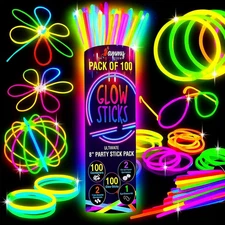 -205 Pcs-Glow Sticks Bulk Party Pack -halloween party favors,Glow in The Dark Pa