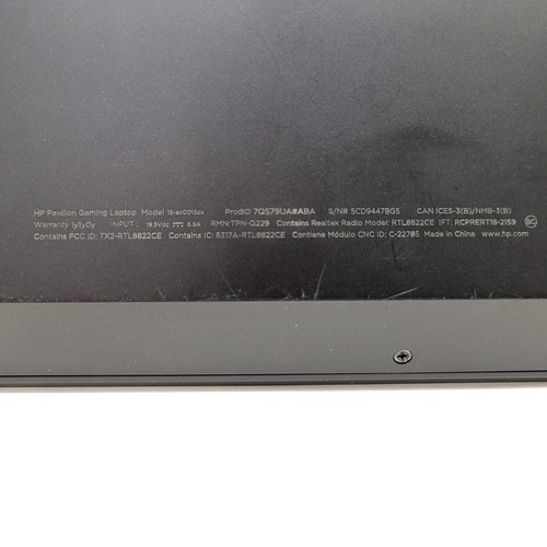 HP Pavilion 15-ec0013dx Ryzen 5 3550H 8GB RAM 256GB GeForce GTX 1050 - Bild 6 von 14
