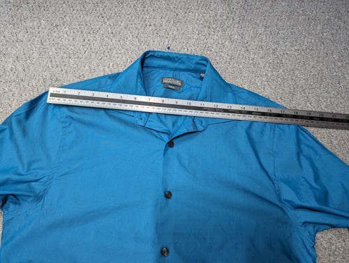 Kenneth Cole Reaction Herren schmale Passform blau Kleid Spread Kragen Knopf Shirt 15 M - Bild 12 von 14