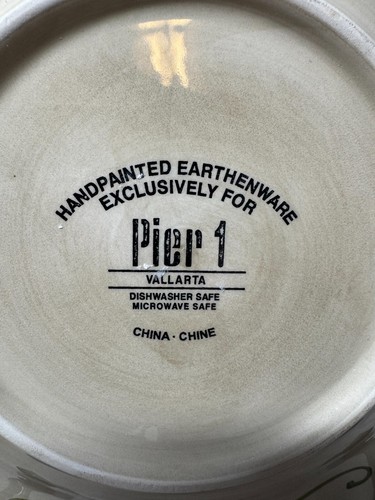 Pier 1 'Vallarta' Handpainted Earthenware Hand Painted**MULTI PIECES** - Picture 9 of 18