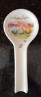 Happy Easter Pastel Colored Ceramic Spoon Rest Ceramica Cuore Italy 11” EUC