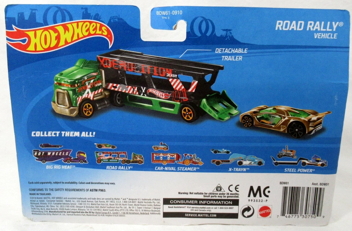 Hot Wheels 2018 Road Rally Demolition X 1 64 Car New Sealed