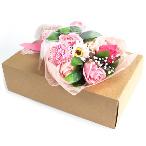 Boxed Soap Flowers Bouquets - Roses Shaped Soaps Gift Set Scented Valentines - Picture 11 of 15