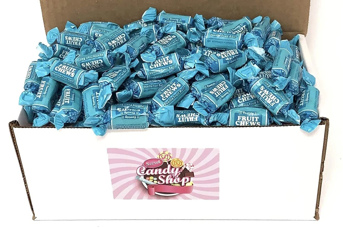 Tootsie Fruit Chews Candy in Box Individually Wrapped Vanilla