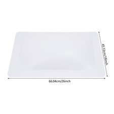 RV Camper Skylight Outer Dome PC White 18 &times; 26 in Direct Replacement