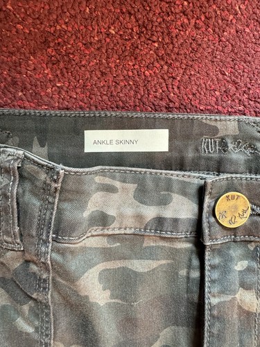 NWT KUT From The Kloth Women Camouflage Ankle Skinny Pants Sz 14 - Picture 6 of 13