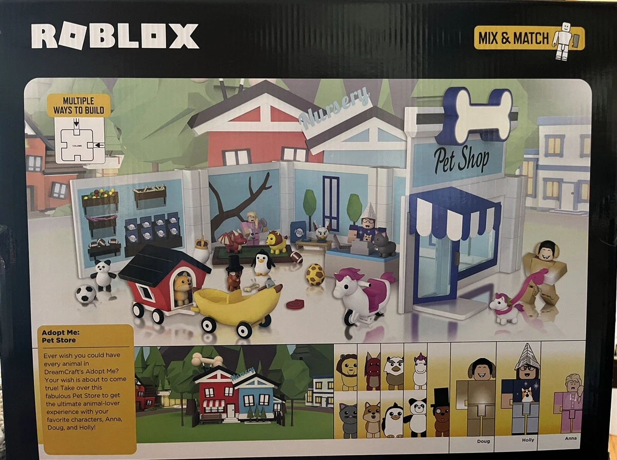 Roblox Adopt Me Deluxe Pet Store Playset Figures 40 Pieces New