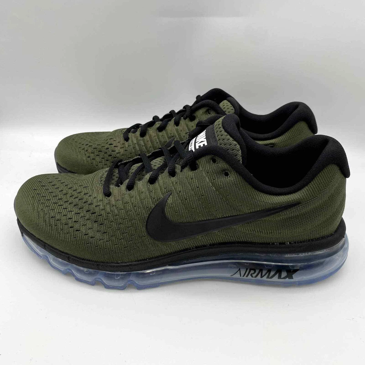 Nike Air Max 2017 849559 302 Men s Running Shoes Cargo Khaki Green
